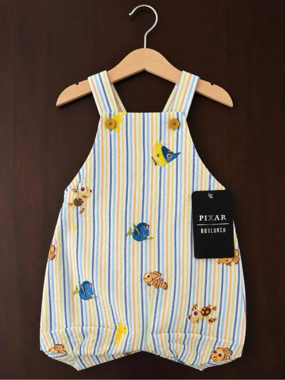 NWT Pixar BoxLunch Finding Nemo Baby Bubble Romper 9M Embroidered Disney - Picture 1 of 7
